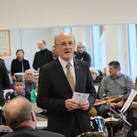 Bild vergr��ern: B�rgermeister He� begr��te die zahlreichen G�ste