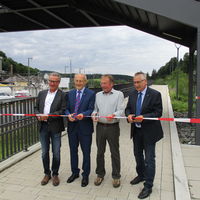 Einweihung Rampe und Lennebalkon im Lennepark, Finnentrop