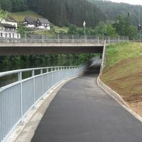 Bild vergr��ern: Unterquerung Lennebr�cke L539