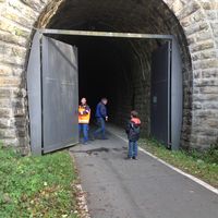 K�ckelheimer Tunnel wird geschlossen - Winterruhe f�r Flederm�use beginnt