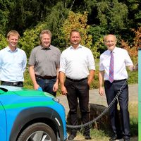 Strom tanken am Lennepark Finnentrop Gemeinde will Ladenetz weiter ausbauen