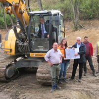 Baubeginn zur Umgestaltung von �Ruhrmanns Teich� in Fretter