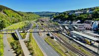 Bild vergr��ern: Bahnhof Finnentrop mit Lennepark