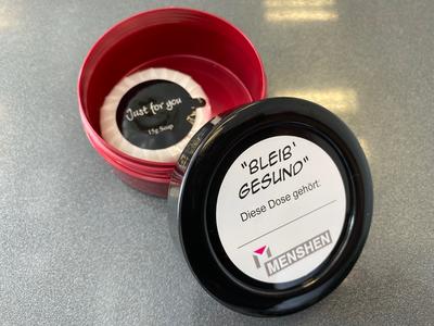 Seifendosen f�r alle Sch�lerinnen und Sch�ler der Gemeinde Finnentrop