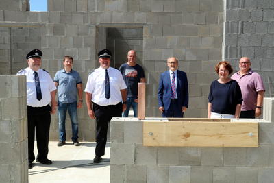 Grundsteinlegung Feuerwehrhaus Finnentrop