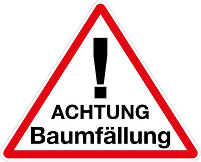 Stra�ensperrung wegen Baumf�llarbeiten am Steilhang der Lennestra�e