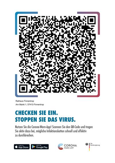 Bild vergr��ern: QR-Code Corona-Warn-App