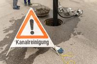 Bild vergr��ern: Kanalsp�larbeiten