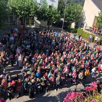 Bild vergr��ern: Sternwanderung des Grundschulverbundes Lennetal