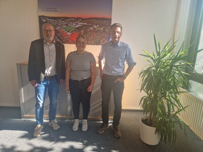 Neue Bundesfreiwilligendienstleistende im Rathaus