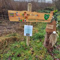 Bild vergr��ern: Zwergenwanderweg entsteht als LEADER-Projekt: Klasse 4a des Grundschulverbunds Frettertal zeigt Kreativit�t und Heimatliebe