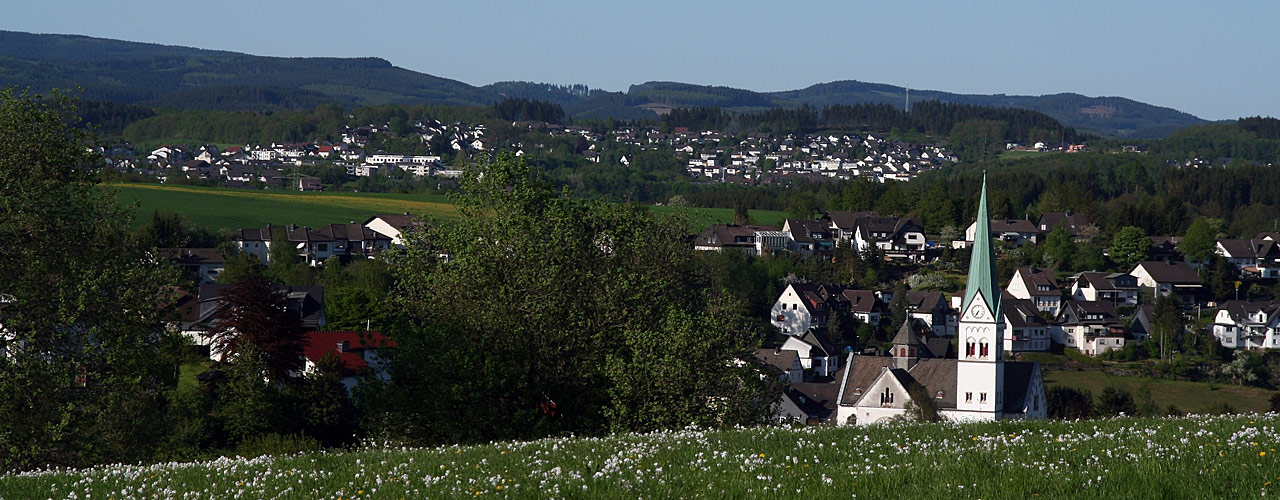 Blick auf Heggen und Finnentrop