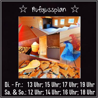 Bild vergr��ern: Aufgusszeiten